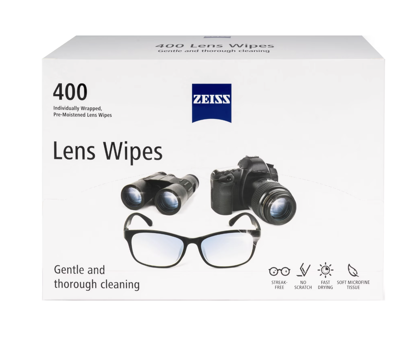 Zeiss Lens Wipes 400 Lenços Limpeza Lentes Óculos